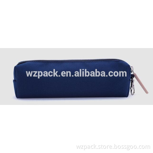 2016 OEM Stationery Canvas Pen Pencil Case Cosmetic Bag Travel Makeup Bag School Storage